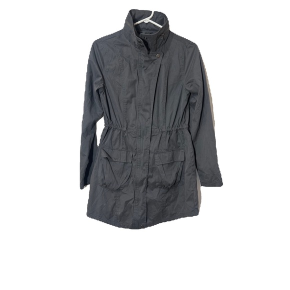 MOSSIMO SUPPLY COMPANY UTILITY CARGO JACKET WITH HIDDEN HOOD TIE WAIST SIZE SMAL - Picture 2 of 8